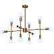 Люстра на штанге Natali Kovaltseva LOFT LUX 75130/8C GOLD