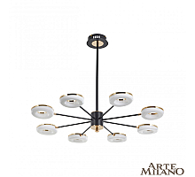 Люстра на штанге Arte Milano Ferrara 277499/8 BK/GD