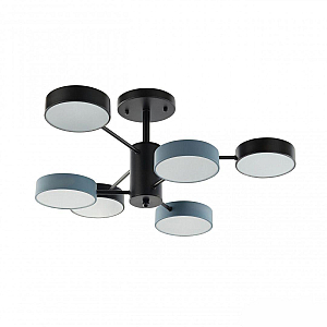 Люстра на штанге Arte Milano Ferrara 250906/6B Bk/Gr