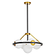 Подвесная люстра Lumina Deco Donzano LDP 8034-5 BK+WT