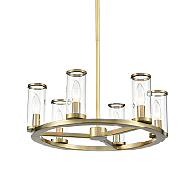 Люстра на штанге Delight Collection MD2061-6A br.brass