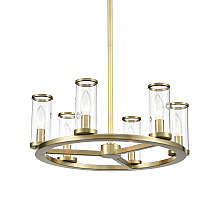 Люстра на штанге Delight Collection MD2061-6A br.brass