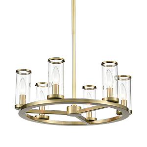 Люстра на штанге Delight Collection MD2061-6A br.brass