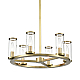 Люстра на штанге Delight Collection MD2061-6A br.brass