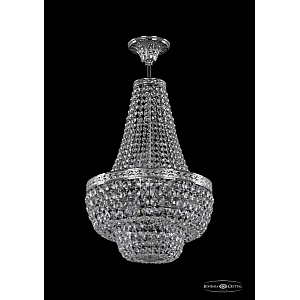 Люстра на штанге Bohemia Ivele Crystal 19101/H2/35IV Ni