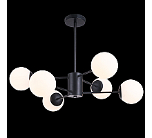 Люстра на штанге Natali Kovaltseva ALTO 75141/6C BLACK