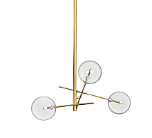 Люстра на штанге Delight Collection Globe Mobile 9307P-3A gold