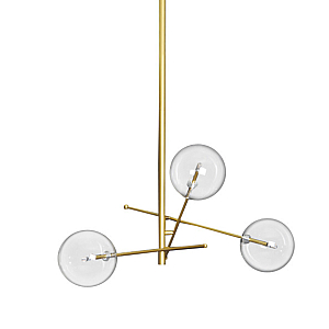 Люстра на штанге Delight Collection Globe Mobile 9307P-3A gold