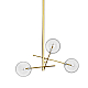 Люстра на штанге Delight Collection Globe Mobile 9307P-3A gold