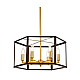 Подвесная люстра Lumina Deco Lorton LDP 1142-6 BK+MD
