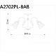 Потолочная люстра Arte Lamp Nicole A2702PL-8AB