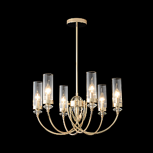 Люстра на штанге Crystal Lux SECRET SP6 GOLD