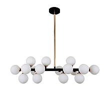 Подвесная люстра Lumina Deco Marsiada LDP 6033-16 BK+GD