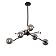 Люстра на штанге Delight Collection 9303P-6 black/smoky
