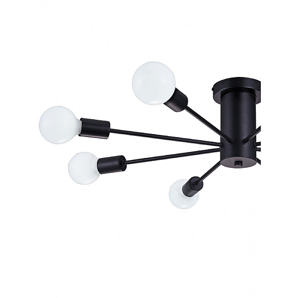Люстра на штанге Natali Kovaltseva LOFT 75140/8C BLACK
