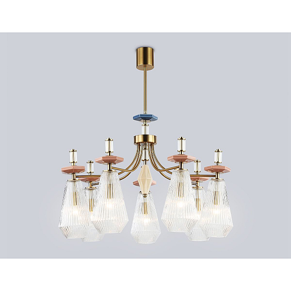 Люстра на штанге Ambrella Light High Light Ceramo Modern LH53184