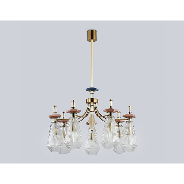Люстра на штанге Ambrella Light High Light Ceramo Modern LH53184