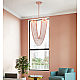 Люстра на штанге Delight Collection Otero 8608P copper