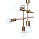 Люстра на штанге Natali Kovaltseva LOFT LUX 75130/12C GOLD