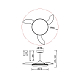 Люстра-вентилятор Mantra SLIM FAN mini 9056
