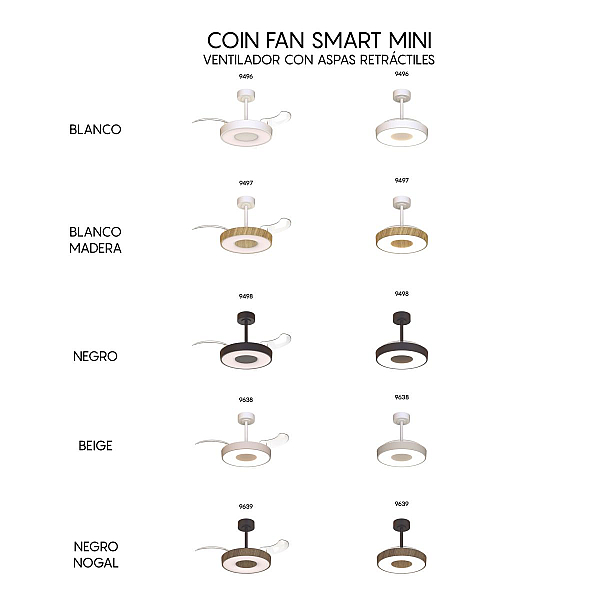 Люстра-вентилятор Mantra Coin Fan 9496