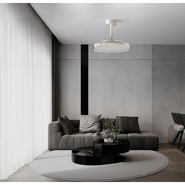 Люстра-вентилятор Mantra Glass Fan 9525