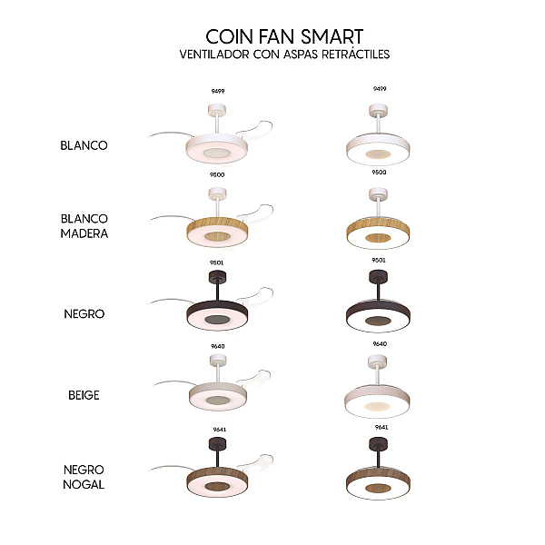 Люстра-вентилятор Mantra Coin Fan 9499