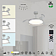 Люстра-вентилятор Mantra Glass Fan 9527