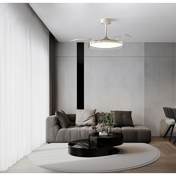 Люстра-вентилятор Mantra Glass Fan 9525