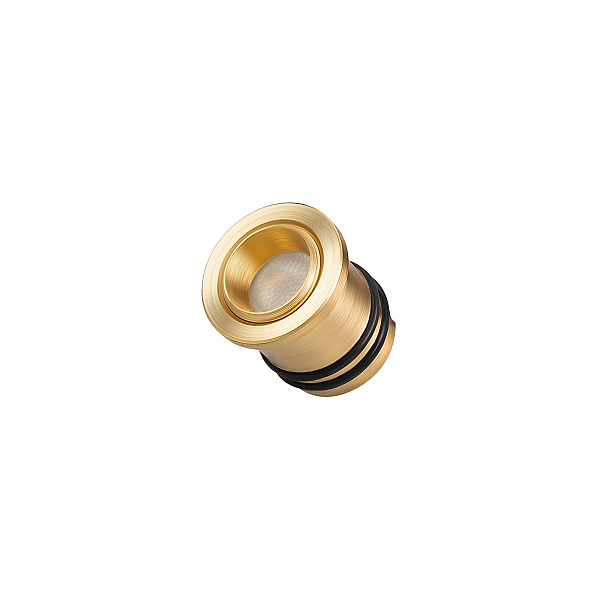 Мебельный светильник Arlight ART-PICCOLO-BUILT-R13-1W Warm3000 (BRS, 30 deg, 3V) (IP40 Металл) 061674