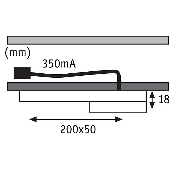 Мебельный светодиодный светильник Paulmann Micro Line Led Setup 93567