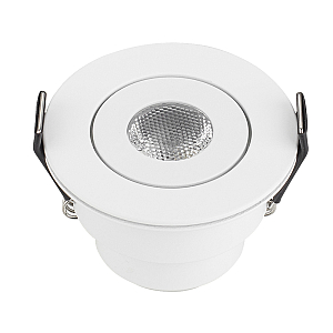 Встраиваемый мебельный светильник Arlight LTM-R52-3W Warm3000 (Белый, 30 deg, 230V) (IP40 Металл) 015393(1)