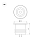Мебельный светильник Arlight ART-PICCOLO-BUILT-R13-1W Day4000 (BK, 30 deg, 3V) (IP40 Металл) 062236