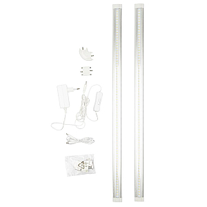 Мебельный светильник Uniel ULM-F45-2x6W/4500K IP20 SILVER