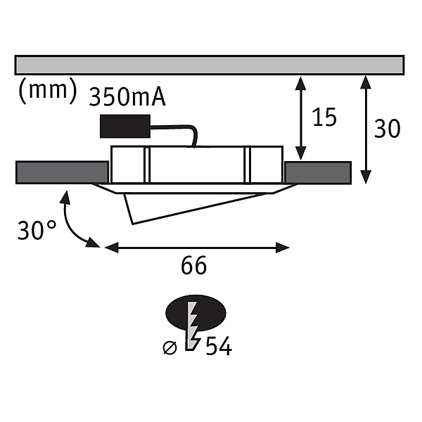 Мебельный светодиодный светильник Paulmann Micro Line Schwenkbar 92087