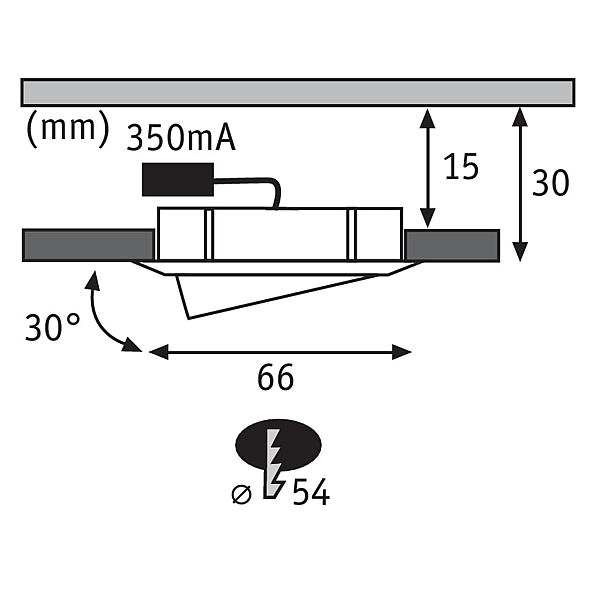 Мебельный светодиодный светильник Paulmann Micro Line Schwenkbar 92088