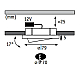 Мебельный светильник Paulmann Micro Line IP44 Downlight 98569