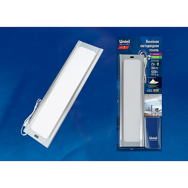 Мебельный светодиодный светильник Uniel ULI-F41-9,5W4200K/Dim Sensor IP20 Silver UL-00002884