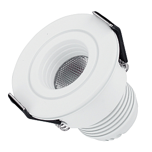 Встраиваемый мебельный светильник Arlight LTM-R45-3W Warm3000 (Белый, 30 deg, 230V) (IP40 Металл) 015398(1)