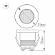 Мебельный светодиодный светильник Arlight LTM-R35WH 1W White 30deg 020751