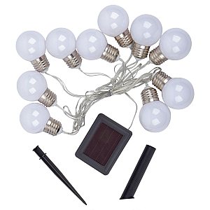 Садовая гирлянда на солнечной батарее Uniel USL-S-126/PT1800 FROST BULBS UL-00012697