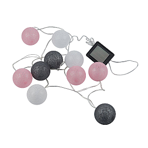 Садовая гирлянда на солнечной батарее Uniel USL-S-230/PM1800 COTTON BALLS-1 UL-00011593