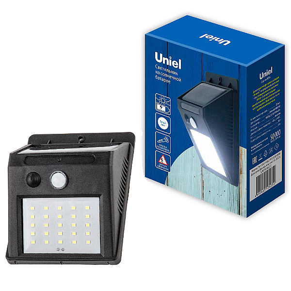 Светильник на солнечной батарее Uniel USL-F-162/PT120 SENSOR UL-00010435