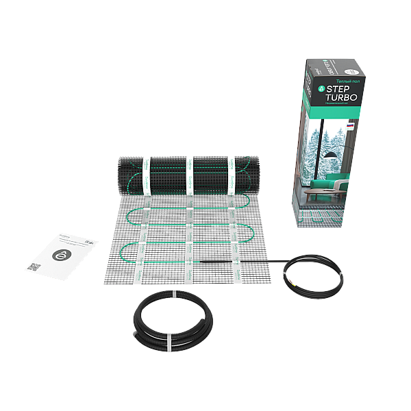 Мат нагревательный 200 Вт/м2, 1000 Вт, 5 м2 Systeme Electric Step Turbo STM200050