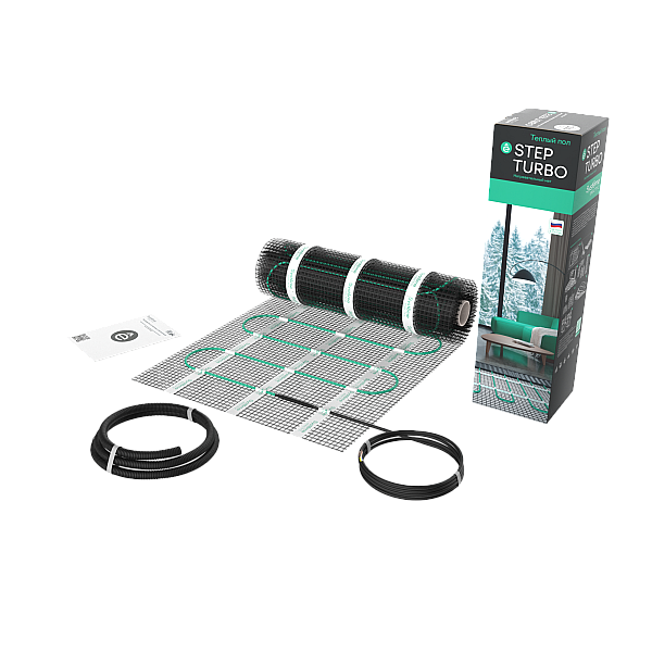 Мат нагревательный 200 Вт/м2, 1000 Вт, 5 м2 Systeme Electric Step Turbo STM200050