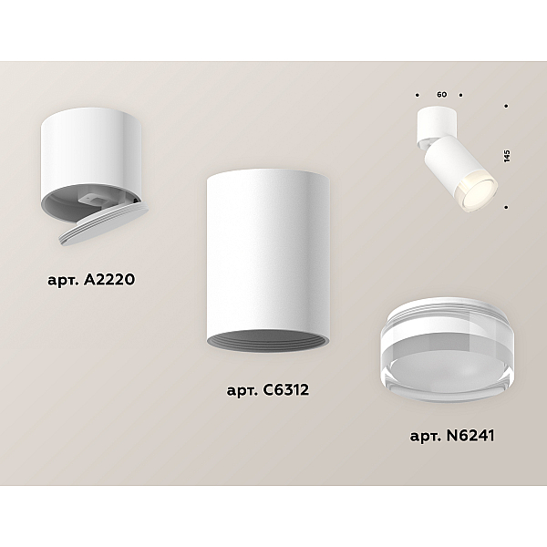 Спот Ambrella Light Techno Spot XM6312080 (A2220, C6312, N6241)