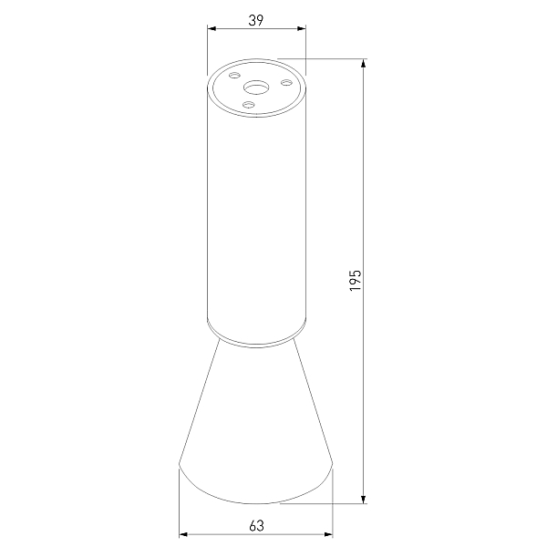 Накладной спот Elektrostandard Piks 4690389204470 25107/LED a066495