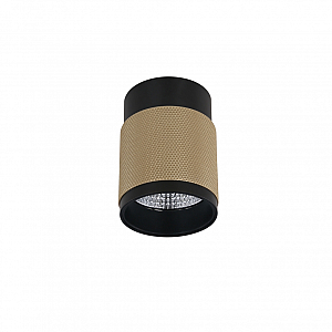Накладной светильник iLedex Delta 1955-10W-3000K-36 BK+BR