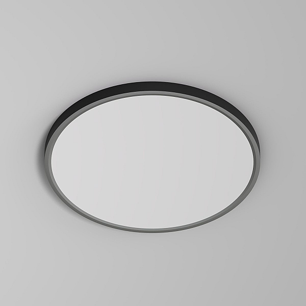 Потолочный светодиодный светильник Denkirs Thin DK6522-BK