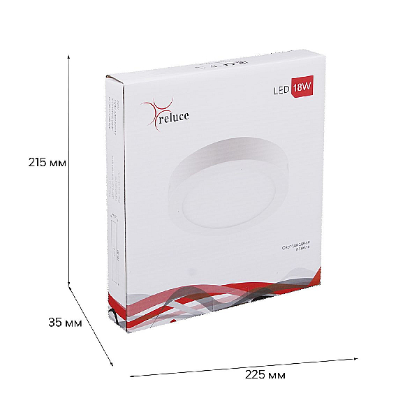 Светодиодная панель Reluce 70606-9.5-001OL LED18W WH 4000K